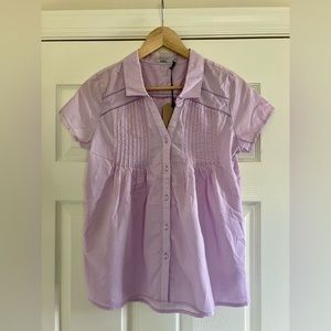 NWT prAna Katya Purple top, size Small